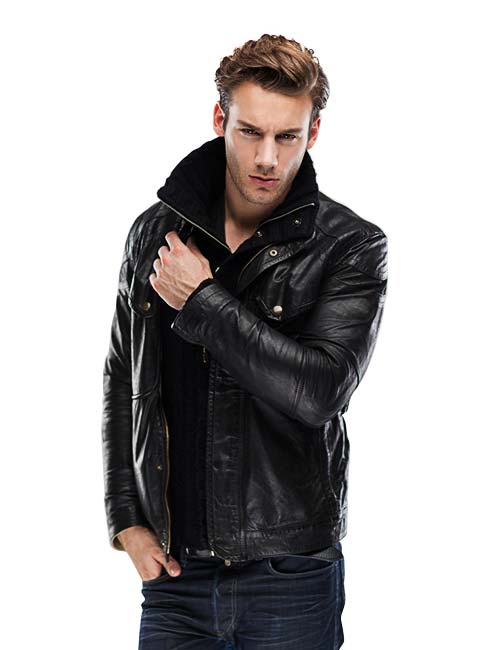 Black Leather Jacket – ABCTEES Printing & Embroidery